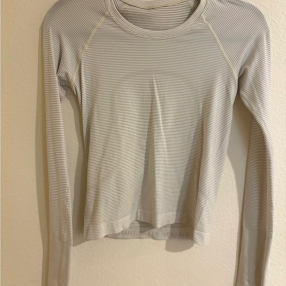 lululemon athletica White Swiftly Tech Long Sleeve - Picture 1 of 3